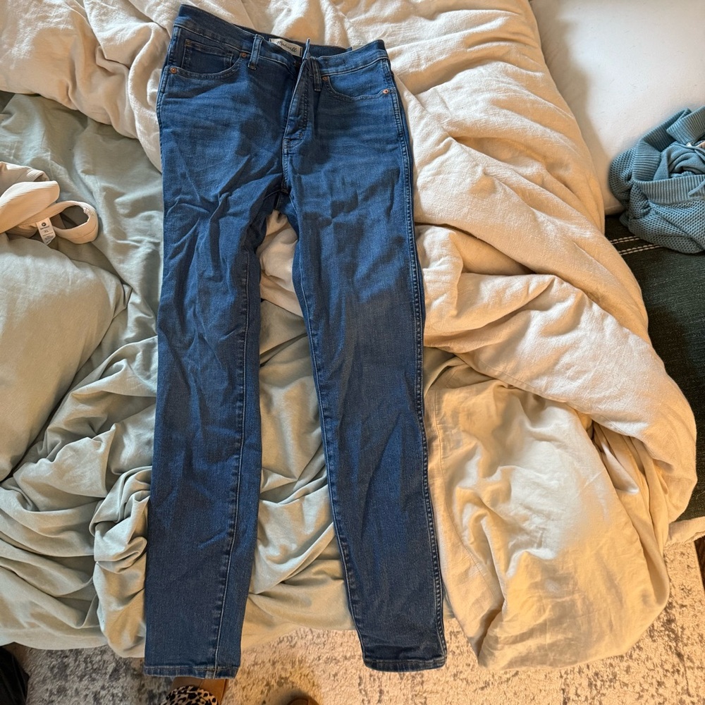 Madewell Blue Skinny Jeans